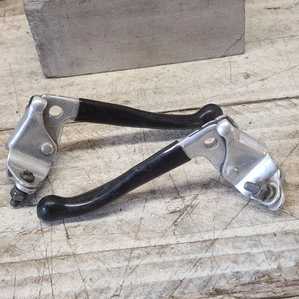 Набор прямых рычагов 1970-х левый правый серебряные тормозные крышки старая школа Bmx Muscle - Изображение 2 из 4