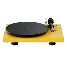 Pro-Ject DEBUT EVO 2 SATIN YELLOW Turntable w/Pick It MM Cartridge - Box Damage