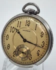 Antique Waltham 12s Pocket Watch Base Metal Case -NOT RUNNING NICE SHAPE