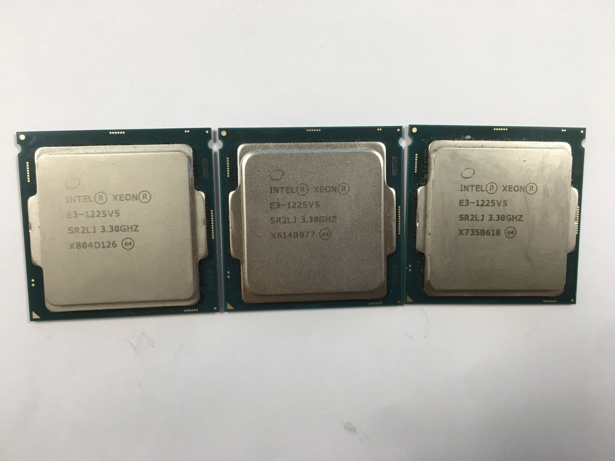 Intel Xeon E3-1225 V5 Processor Model Xeon LGA 1151/H4 Socket Type