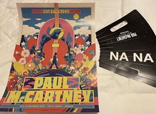 Paul McCartney O2 Arena London Got Back  2024 Poster 253/420 & Promo Megacone