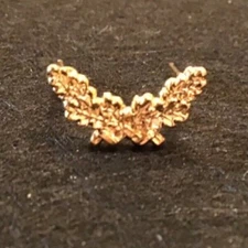 GERMAN WWII RIBBON BAR DEVICE: 40-YEAR WREATH FOR WEHRMACHT LONG SERVICE RIBBON