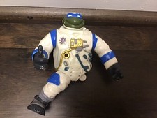 1994 Vintage TMNT Apollo 11 Lunar Leonardo Teenage Mutant Ninja Turtle Miss Leg
