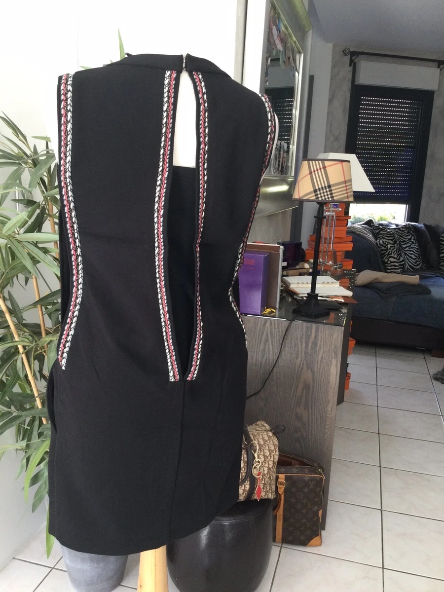 Robe Noire SEE U SOON - Taille XS/S - Fourreau Longueur Genou - Neuve Avec étiquettes