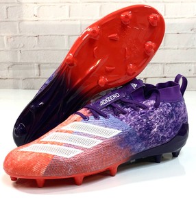 purple adidas football cleats