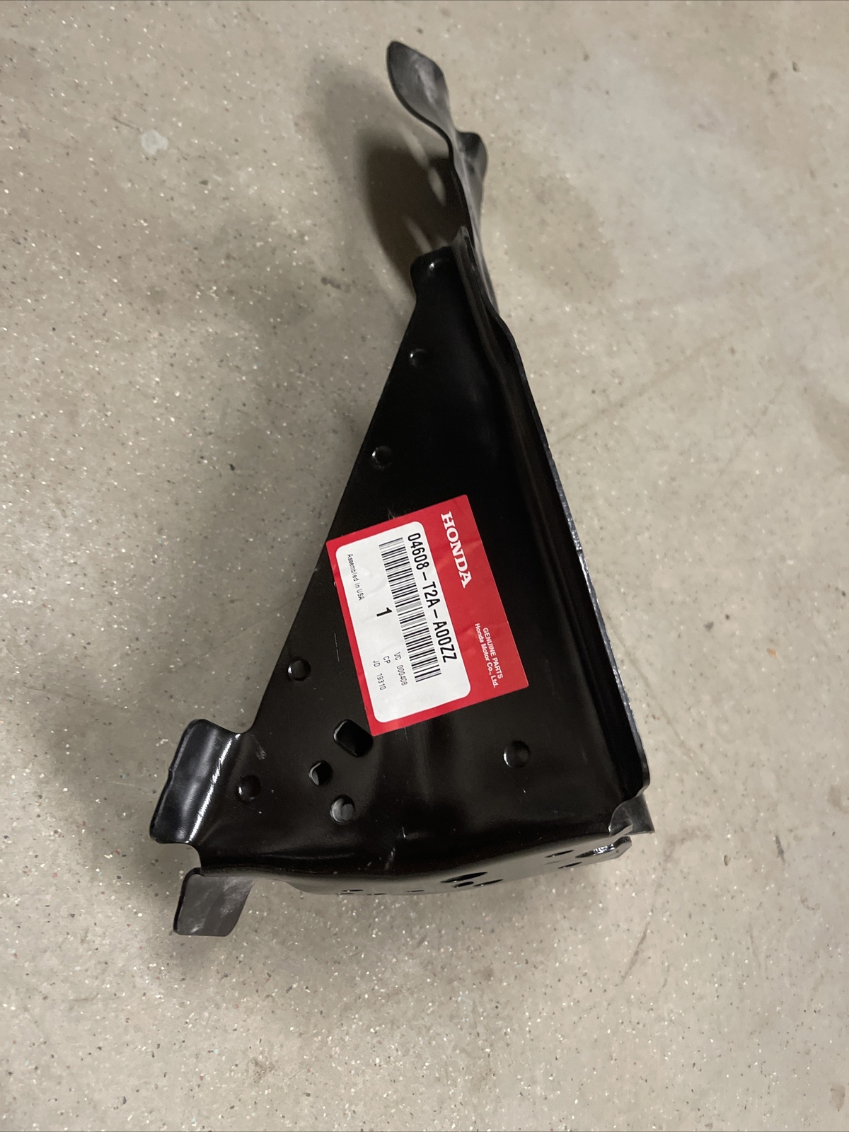 Soporte Parachoques Delantero Para Honda Accord 2008-2012 - Juego De 2 Piezas De Plástico Negro