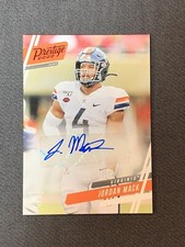 2020 Jordan Mack Prestige Draft Picks Auto Orange Foil