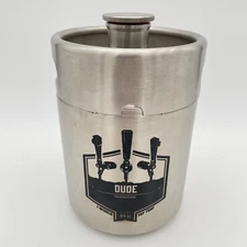 Mini Keg 64 OZ Portable Stainless Steel Growler - Mancan - Dude I Would Tap That