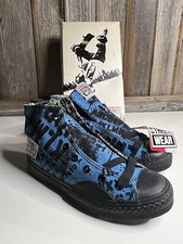 Vintage RARE Blue Vision Street Wear Skate HiTop Shoes Size 6 NOS NIB NEW 1987