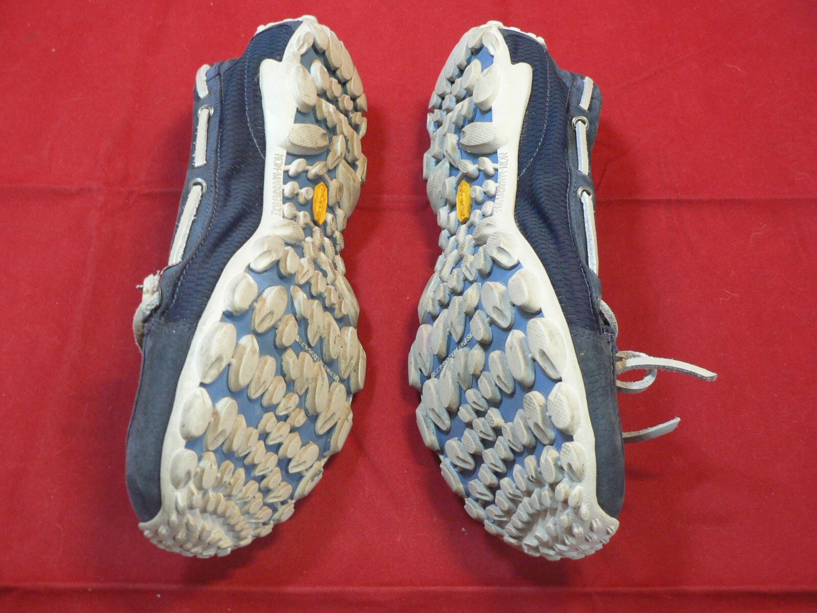 SAOLA *MOCASSINI MERRELL J76472 MARINA BOAT DONNA TAGLIA 8 5 NAVY BORDO BIANCO SUOLA VIBRAM