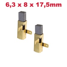 2x Motorkohlen 6,3x8x17,5mm für Festool OF1000 OF1000EB OF1010EBQ OF900E OF650