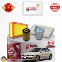 Inspektionskit Filter + ÖL Seat Leon 1.9 Tdi 110KW 150CV Von 2001-> 2005