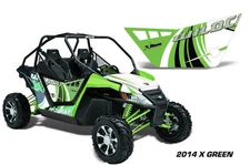 AMR Racing UTV Door Graphics for Arctic Cat Wildcat  Pro Armor Doors (2) G