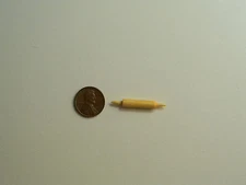 Miniature rolling pin in 1:12 doll scale