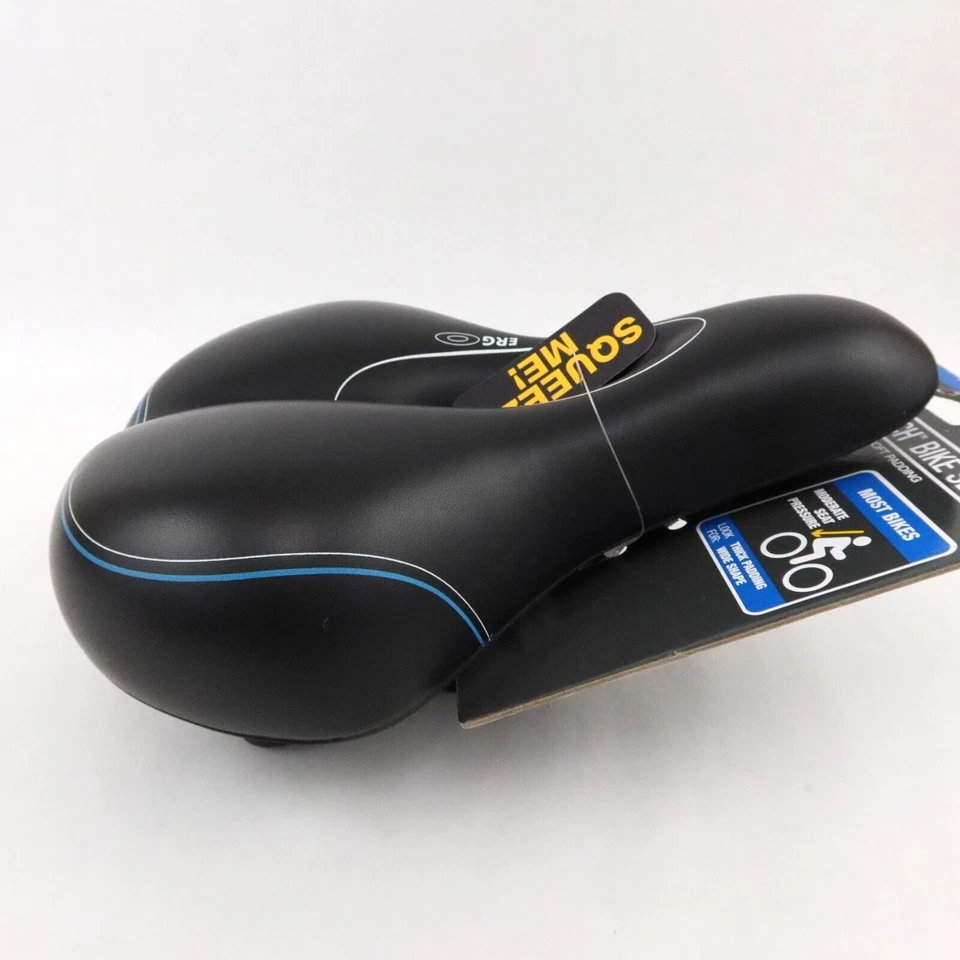 Велосипедное сиденье Bell Comfort 820 Soft Tech черное эргономичное велосипедная обивка премиум-класса НОВОЕ - Изображение 4 из 4