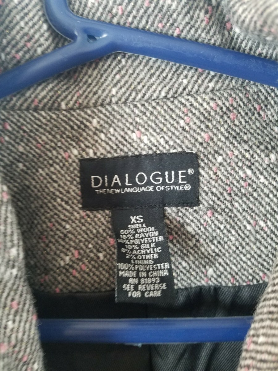 ライブ写真「14」 Dialogue Women's Formal Dress Jacket Coat Blazer Size XS | eBay