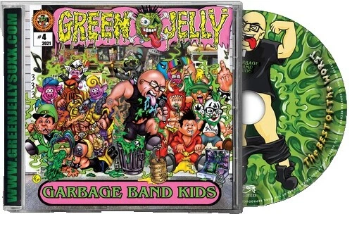 CD de música rock de basura