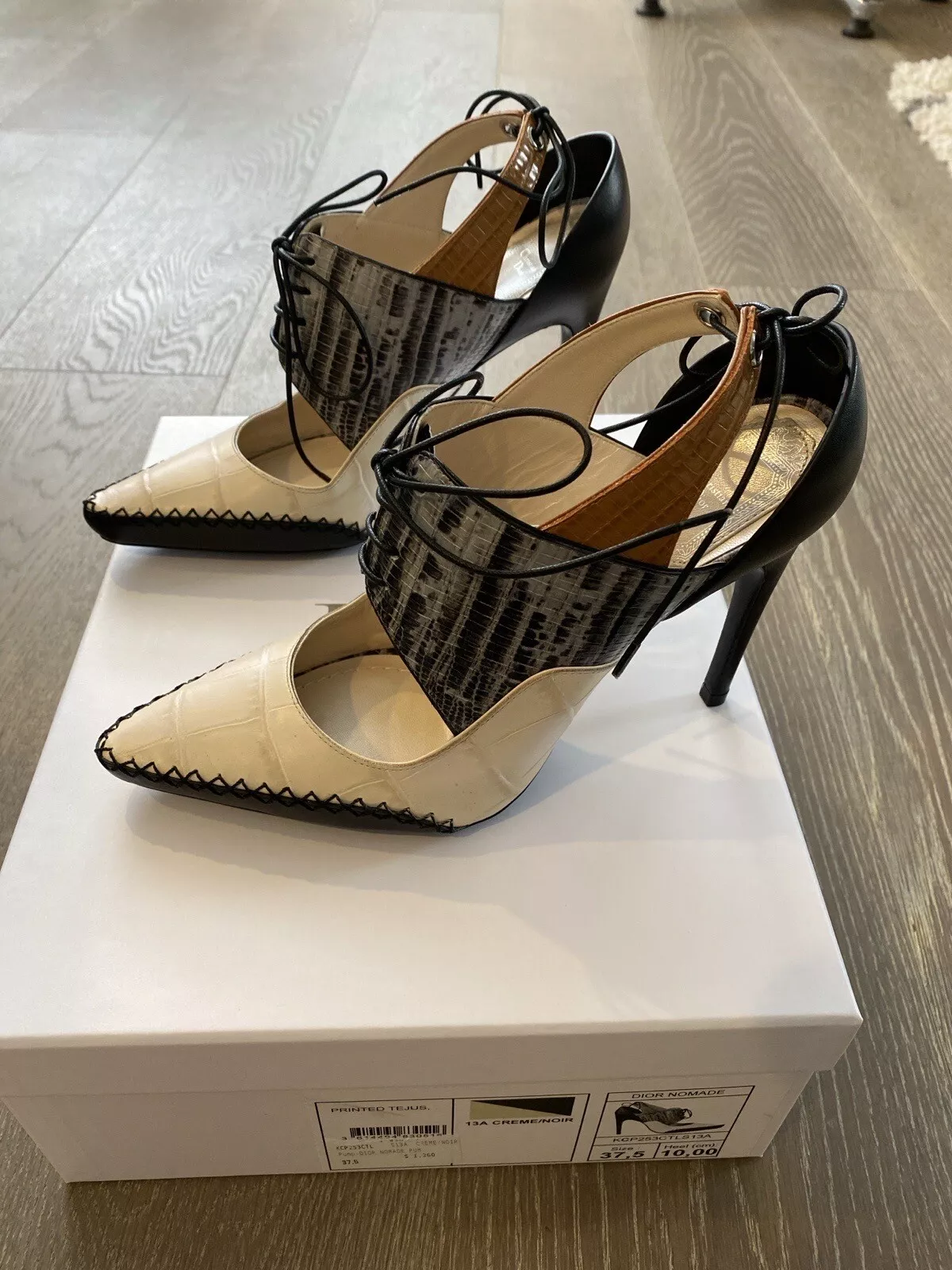 Talons cuir Dior 