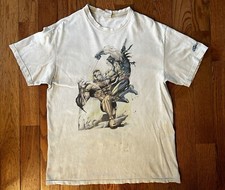 Wolverine vs Sabertooth Graphitti Designs Vintage T-Shirt Sz Large
