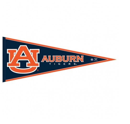WinCraft NCAA University of Auburn Tigers Carded Classic Pennant, 12" x ...