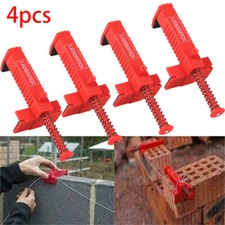 4X Brick Liner Clamps Bricklaying Tool Building Fixer Line Runner Wire Drawer R