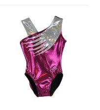 Obersee Gymnastics Leotards. Pink Feathers Adults Small