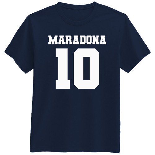 T-Shirt Shirt Maradona 10 Diego Maradona Fußballspieler Argentinien Sport Geschenk neu - Bild 4 von 13