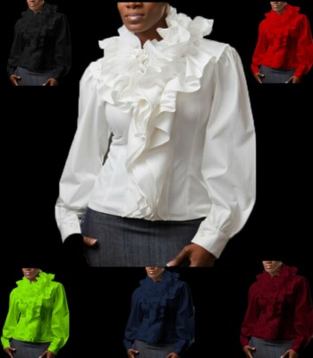 ebay ruffle blouse