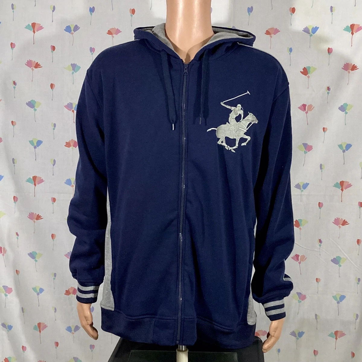 Beverly hills polo top club zip hoodie