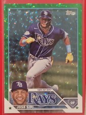 2023 Topps Update Jose Siri Base + Green Foil 46/499