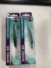 (2pk) Fishlab Flanker Pencil Bait 3 1/3” 3/4oz Sinking BLUE DOT  *NEW*  “Save”