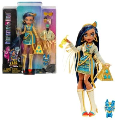 MATTEL Puppe Cleo De Nile | Monster High | HHK54 | Spiel-Set mit Accessoires