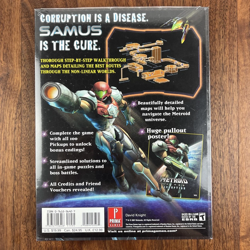 Metroid Prime 3 Corruption Premiere Edition Guide by Prima Brand New Sealed - Image 3 of 4