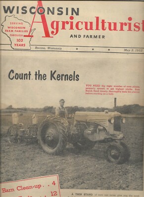 Wisconsin Agriculturist May 1952 SPRING CORN MINNEAPOLIS MOLINE AD beautiful ads