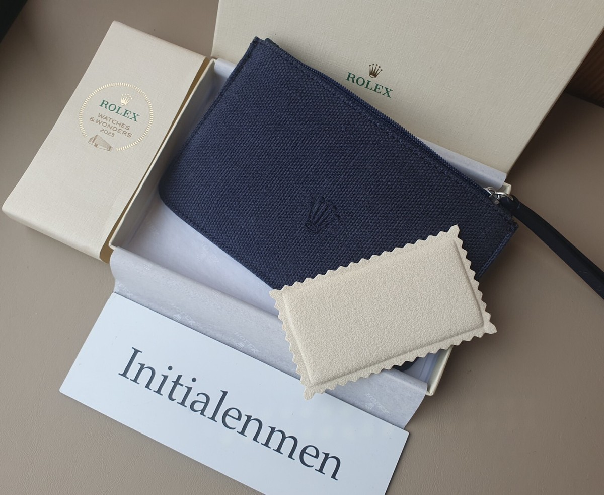 ROLEX travel pouch BAG NEW 100% ORIGINAL blue WATCH BAG made in