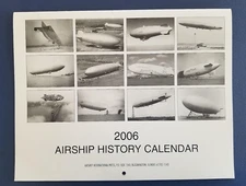 2006 Airship History Calendar, interesting facts on every date in each month