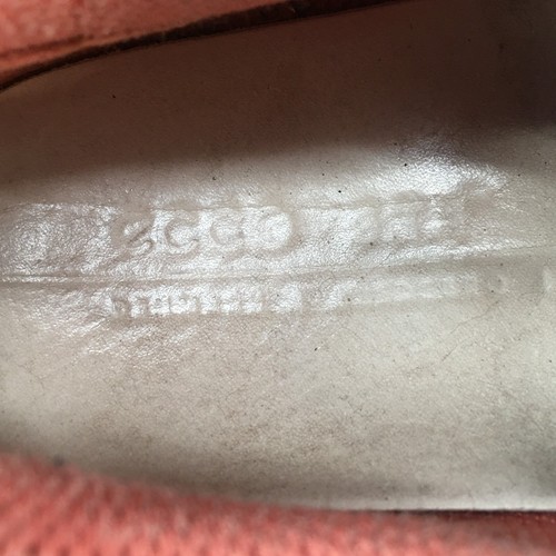 ECCO Shoes Womens 40 Sneakers Beige Fabric Low Top Round Toe Casual Athletic - Picture 10 of 16