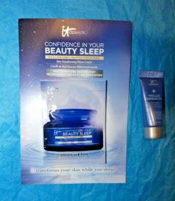 NEW IT COSMETICS Hello Results Retinol & Confidence In Your Beauty Sleep 2 Sampl