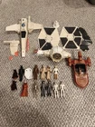 1977 STAR WARS As-is Toy Lot 3 Vehicles - 13 Figures (3 With Lightsabers)