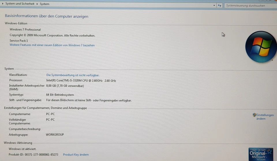 Lenovo ThinkPad X230 500GB 8GB i5-3320M 2,6GHz 12,5″ Windows 7 + DOC - Bild 4 von 4