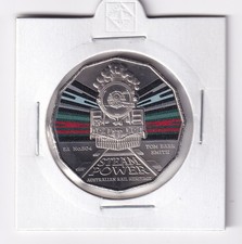 AUSTRALIAN: 2022 50 CENT STEAM POWER TRAIN RAIL SA RAILWAYS UNC COIN  #1300