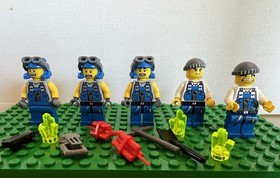 LEGO City Minifigure cty089 cty0089 Coast Guard Patroller 7739 7726 Yellow Blue