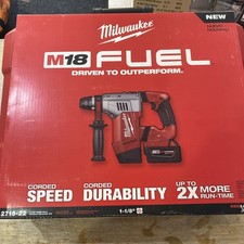 Milwaukee 2715-22 FUEL 28V 1-1/8 in. SDS Plus Rotary Hammer