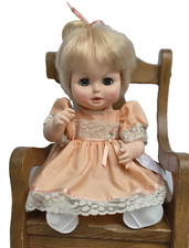 Vtg 1979 16” Lesney Precious Vogue Darling Dimples Baby Doll Drink/Wet Vinyl 026