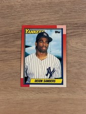 1990 Topps Deion Sanders New York Yankees #61 Rookie