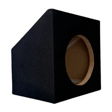 6.5 Single Wedge Enclosure Speaker Pod MDF-Black