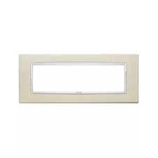 VIMAR EIKON CHROME - PLACCA CLASSIC 7M CHAMPAGNE METAL