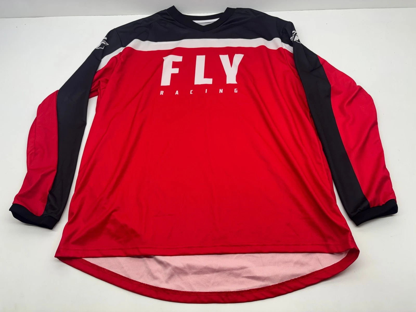 Fly Racing Men's Jersey 2XL Black Red White XXL Riding Shirt Apparel Gear MX