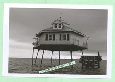 Found 4X6 PHOTO of the Old Mobile Bay Middle LIGHTHOUSE in Alabama