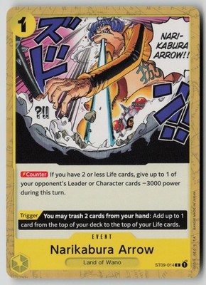 Narikabura Arrow ST09-014 One Piece Starter Deck 9: Yamato Common Near Mint